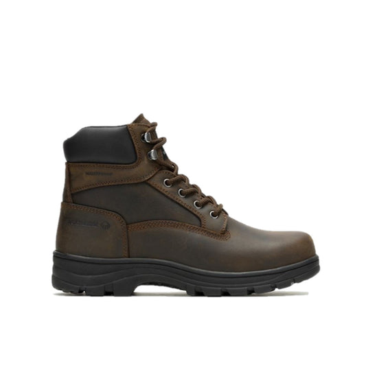 WOLVERINE W231123-EW CARLSBAD 6'' ST WP MN'S (Extra Wide) Brown Leather Work Boots