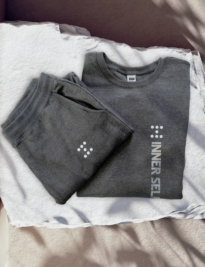 INNER SELF Unisex Fleece Crewneck Set