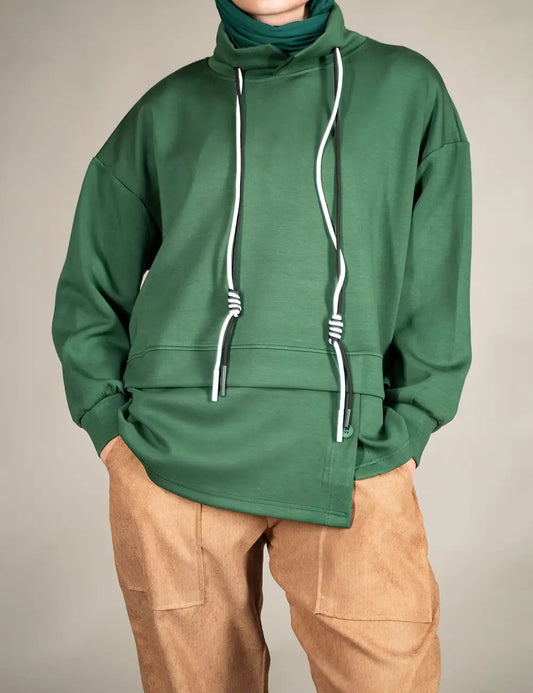 Green Autumn Winter Sweatshirt