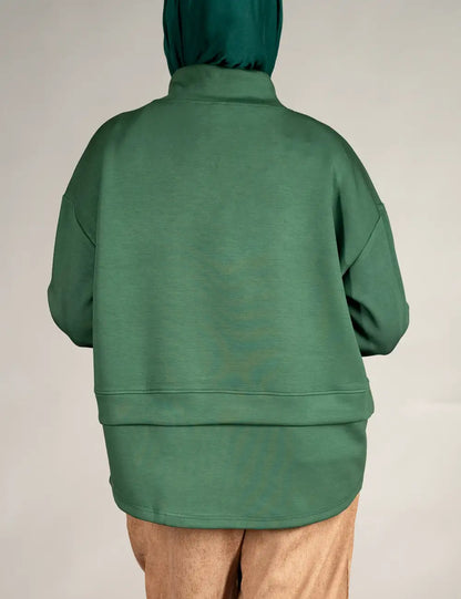 Green Autumn Winter Sweatshirt