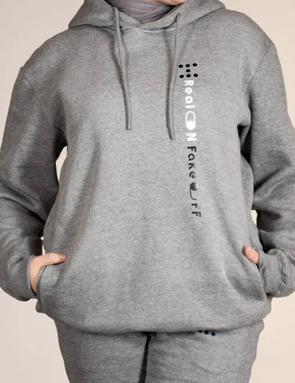 REAL ON Unisex Fleece Hoodie Set