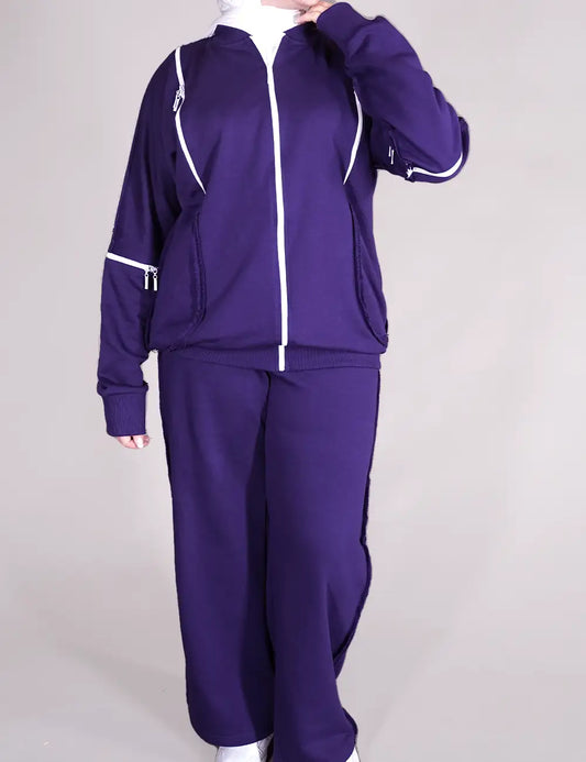 Purple Zipper Set