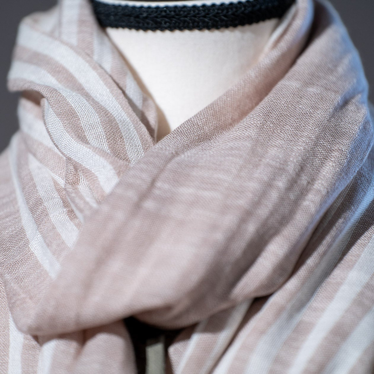 02 Scarf Viscose Cotton Crinkle Two Tones All Season